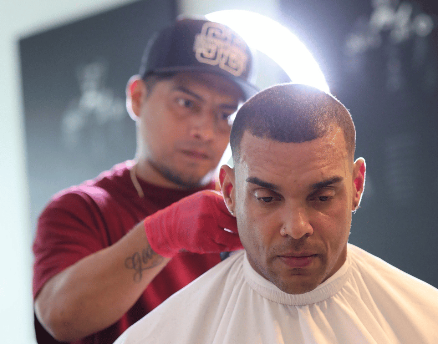 Barber Irving Jesse's Barber Shop